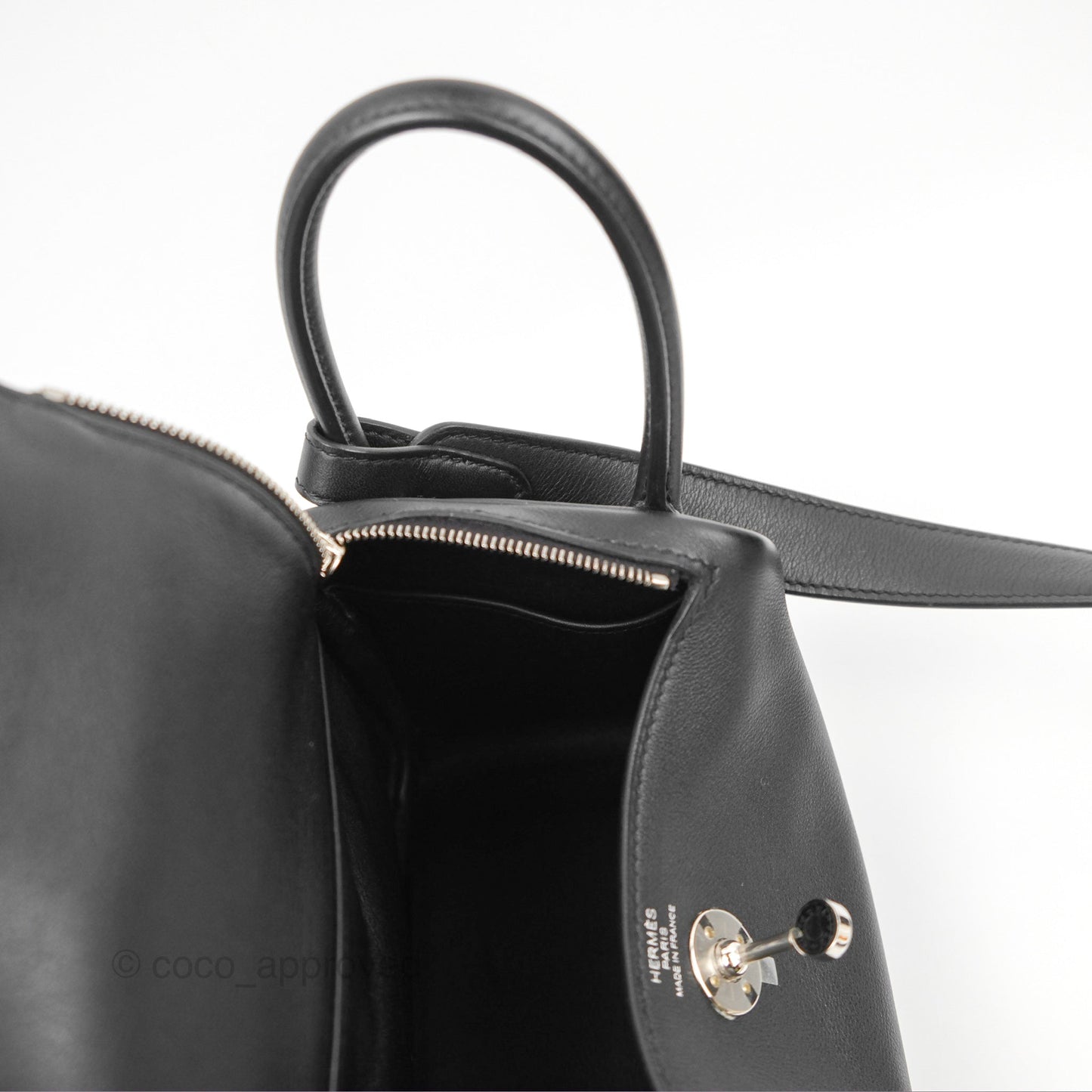 Hermès Mini Lindy 20 Back Swift Palladium Hardware