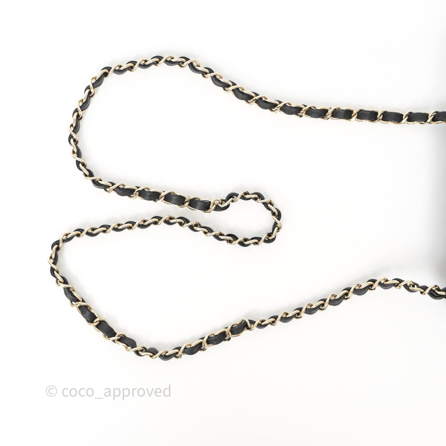 Chanel Mini Square Black Caviar Gold Hardware