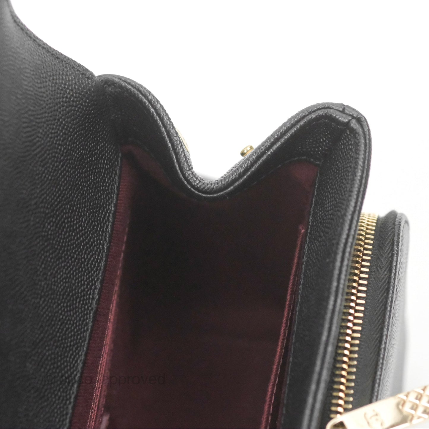 Chanel Quilted Medium Business Affinity Flap Black Caviar Gold Hardware