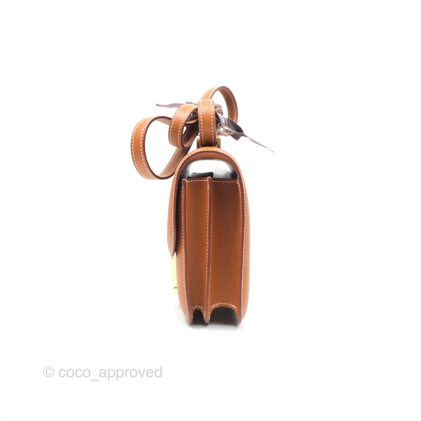 Hermès Constance Mini 18 Gold Epsom Gold Hardware