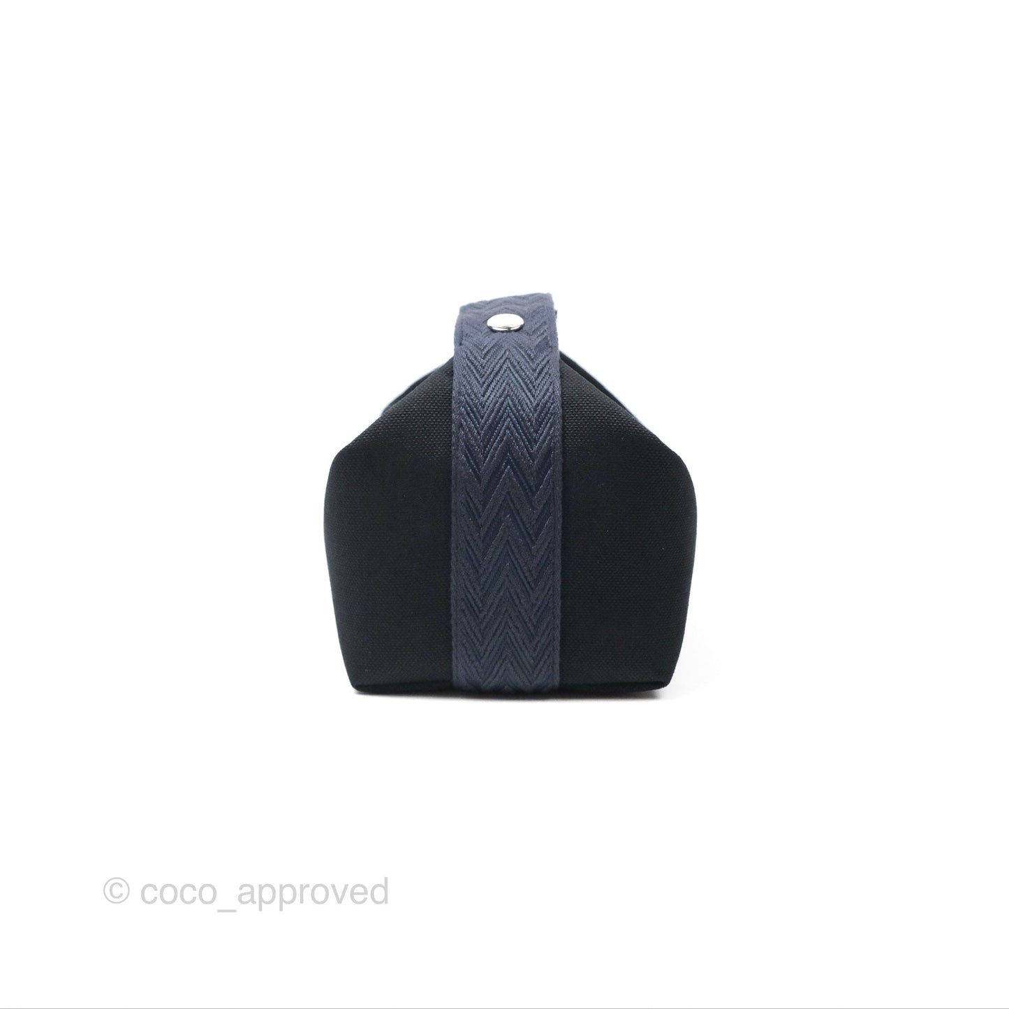 Hermès Small Bride-A-Brac Noir Bleu Nuit Canvas