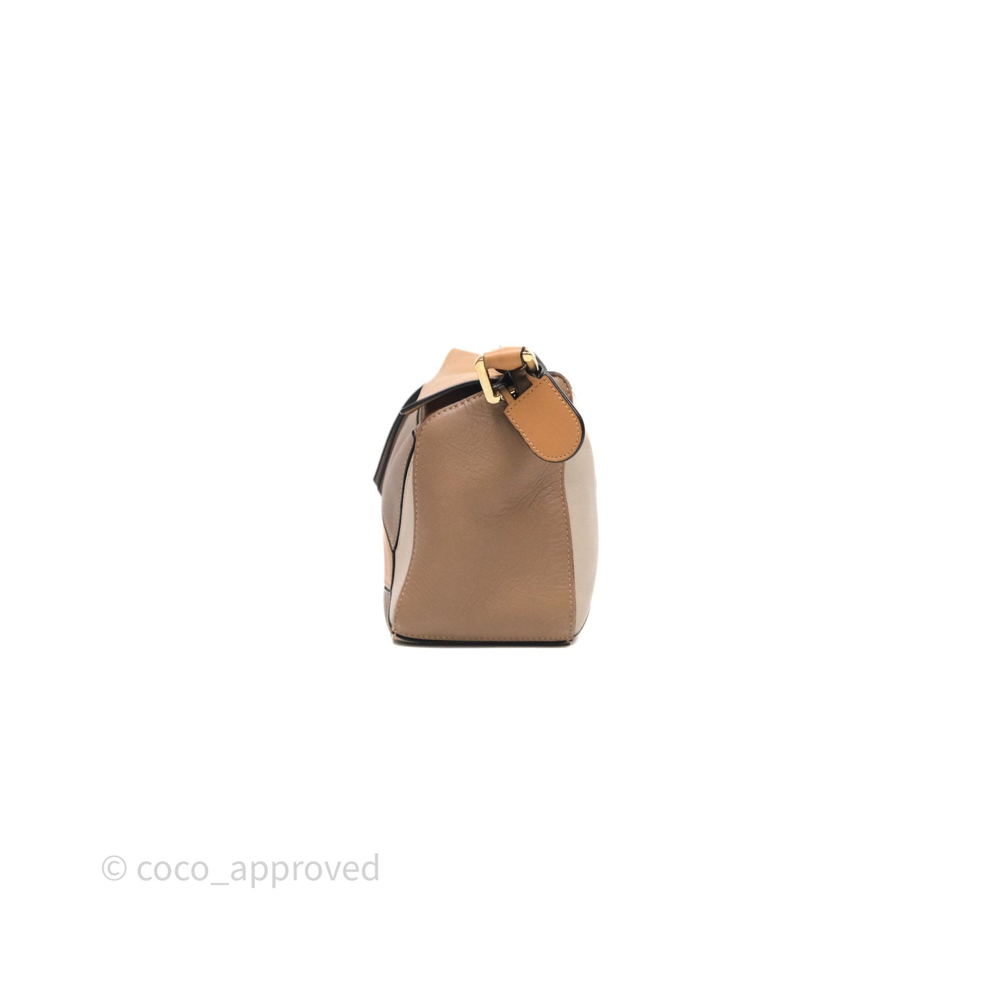 Loewe Small Puzzle Bag Warm Desert & Mink Two Tone Calfskin