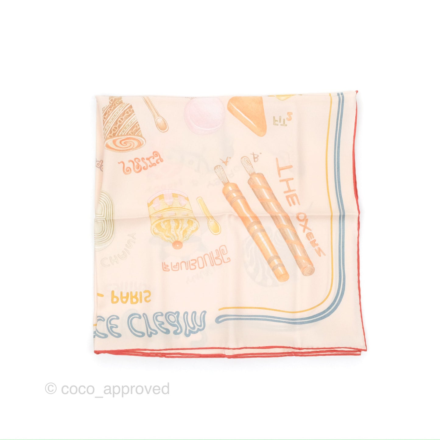 Hermès Funny Ice Cream Scarf 70
