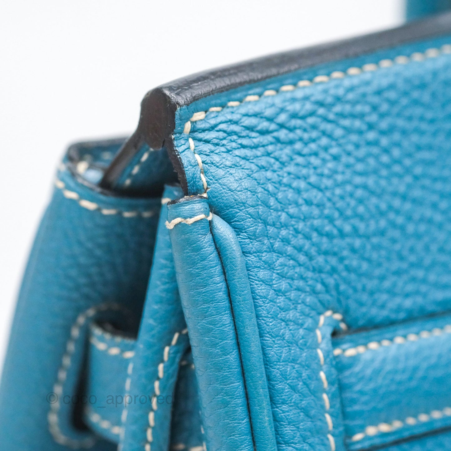 Hermès Birkin 30 Blue Jean Togo Palladium Hardware