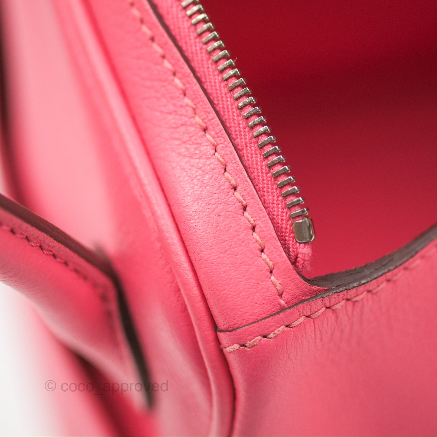 Hermès Lindy 26 Rose Azalee Evercolor Palladium Hardware