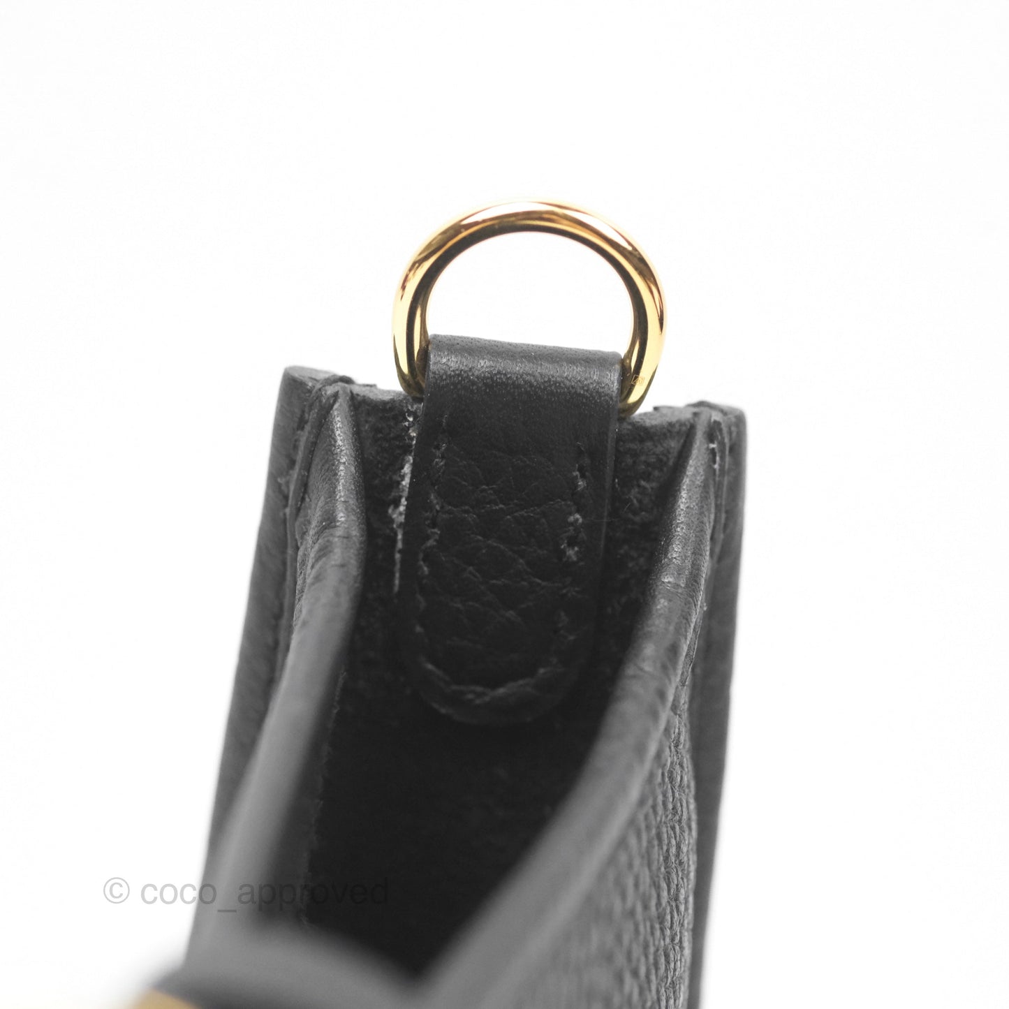 Hermès Mini Evelyne 16 Noir 89 Clemence Gold Hardware