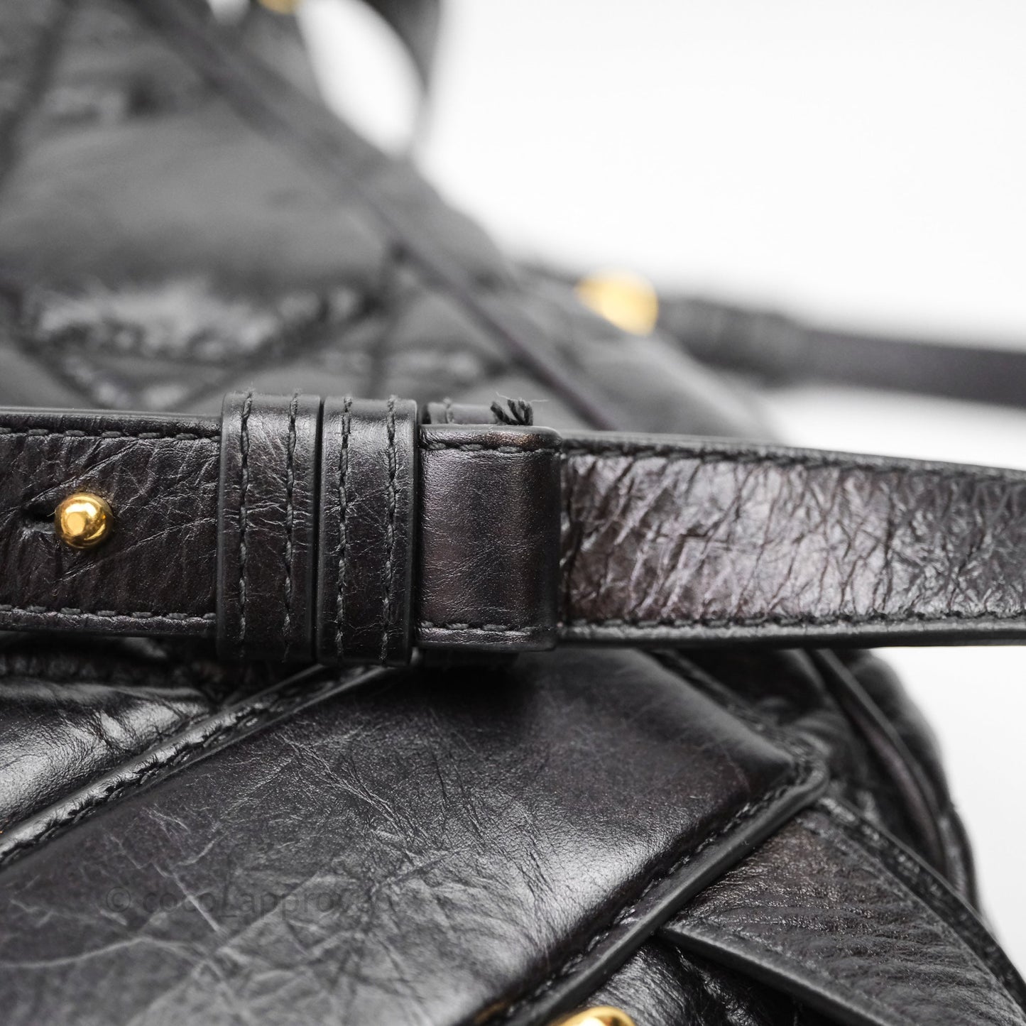 Christian Dior Medium Dior Caro Backpack Black Macrocannage Lambskin