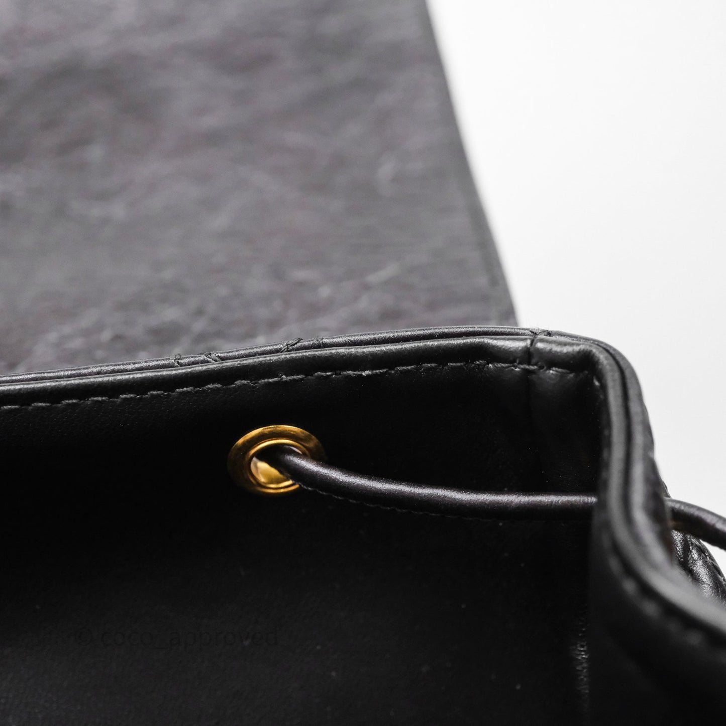 Christian Dior Medium Dior Caro Backpack Black Macrocannage Lambskin