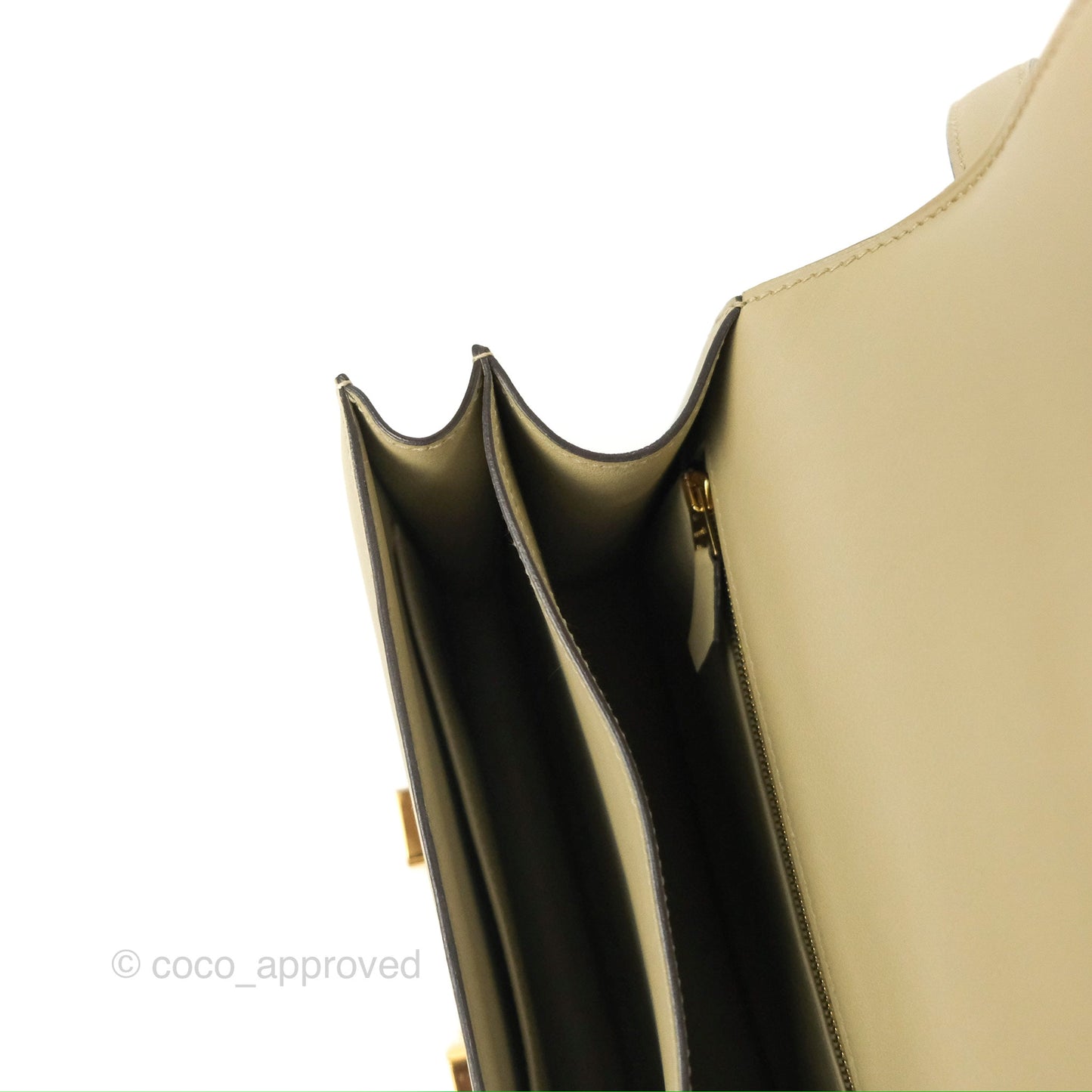 Hermès Constance 24 Sauge Swift Gold Hardware