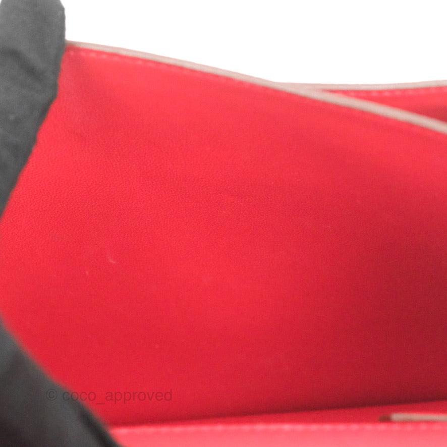 Hermès Constance 24 Rouge Casaque Epsom Gold Hardware
