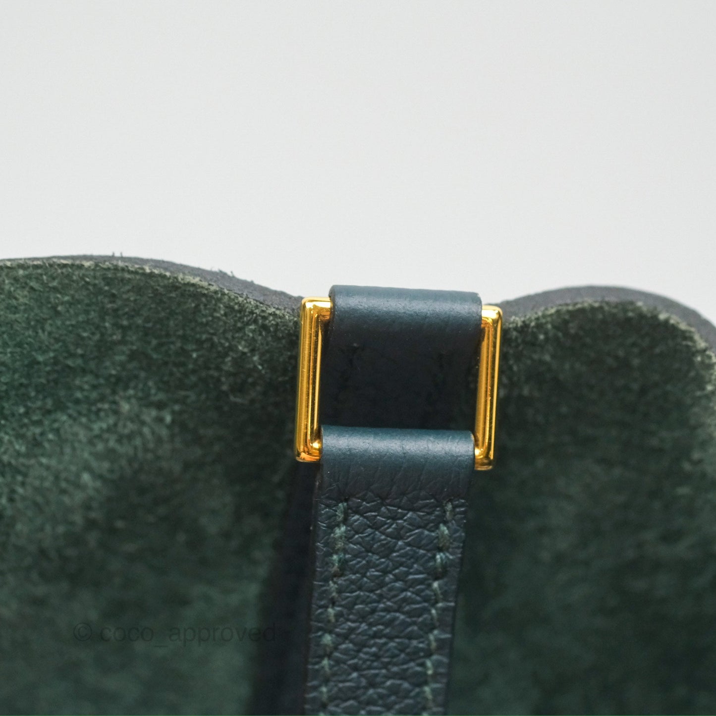 Hermès Picotin 22 Vert Cypress 6O Clemence Gold Hardware
