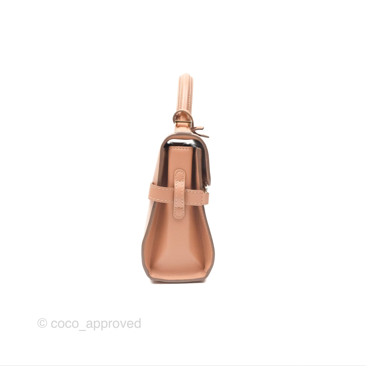 Delvaux Tempête Mini Beige Supple Calfskin Gold Hardware