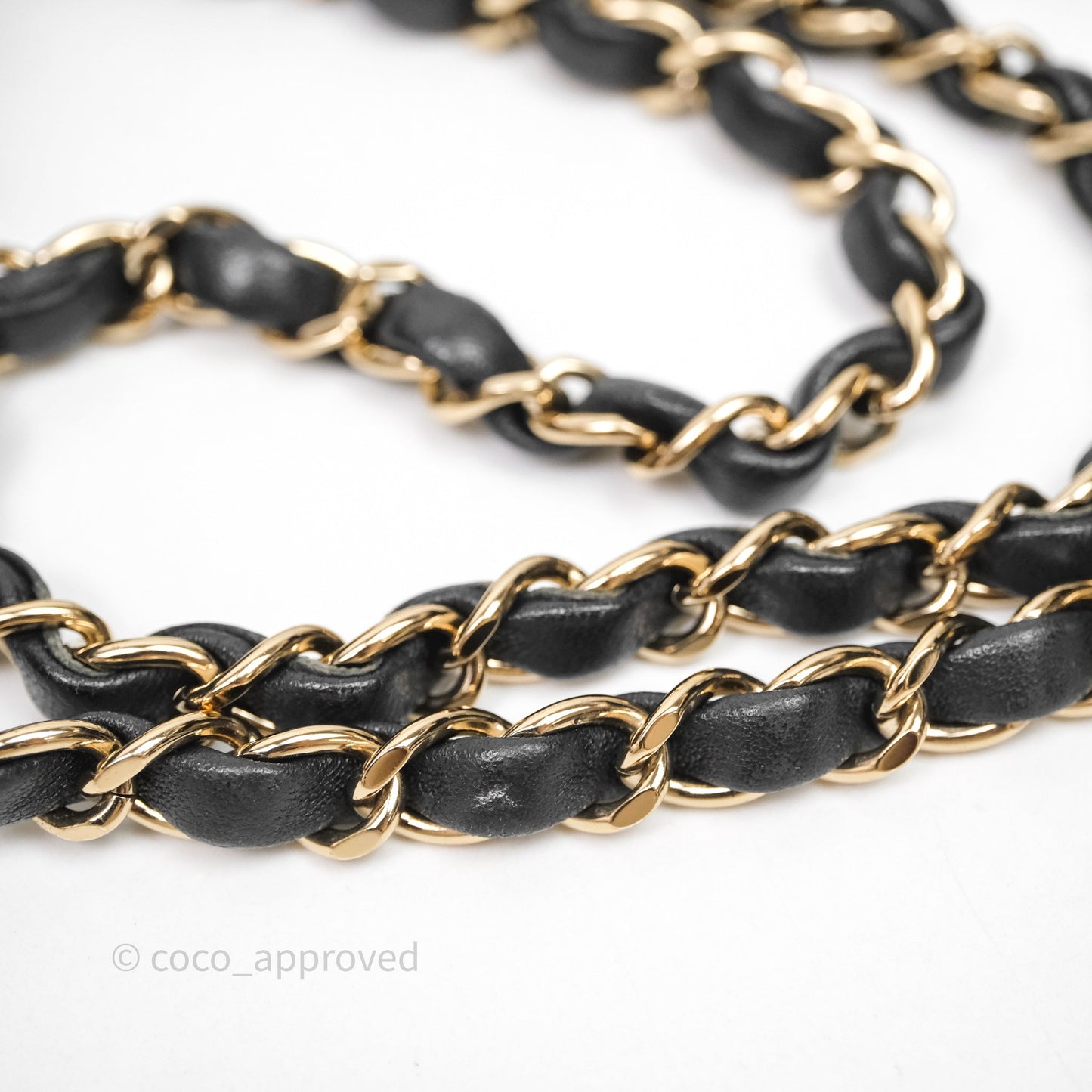 Chanel Mini Square Quilted Black Lambskin Gold Hardware
