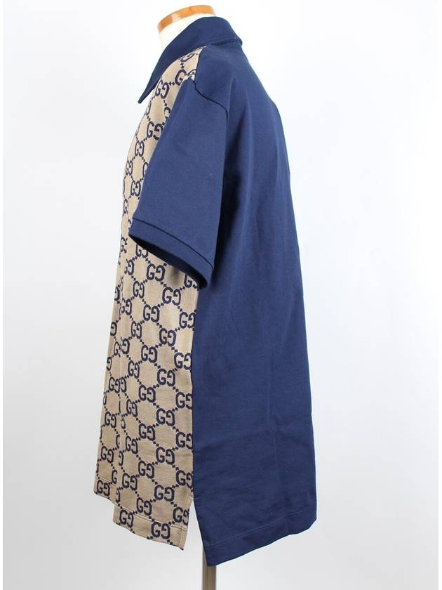 Luxury Gucci Trending 2025 Jumbo GG jacquard silk blend polo shirt XL