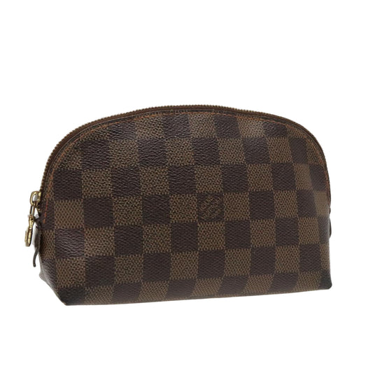 LOUIS VUITTON Damier Ebene Pochette Cosmetic PM Pouch N47516 LV 97080