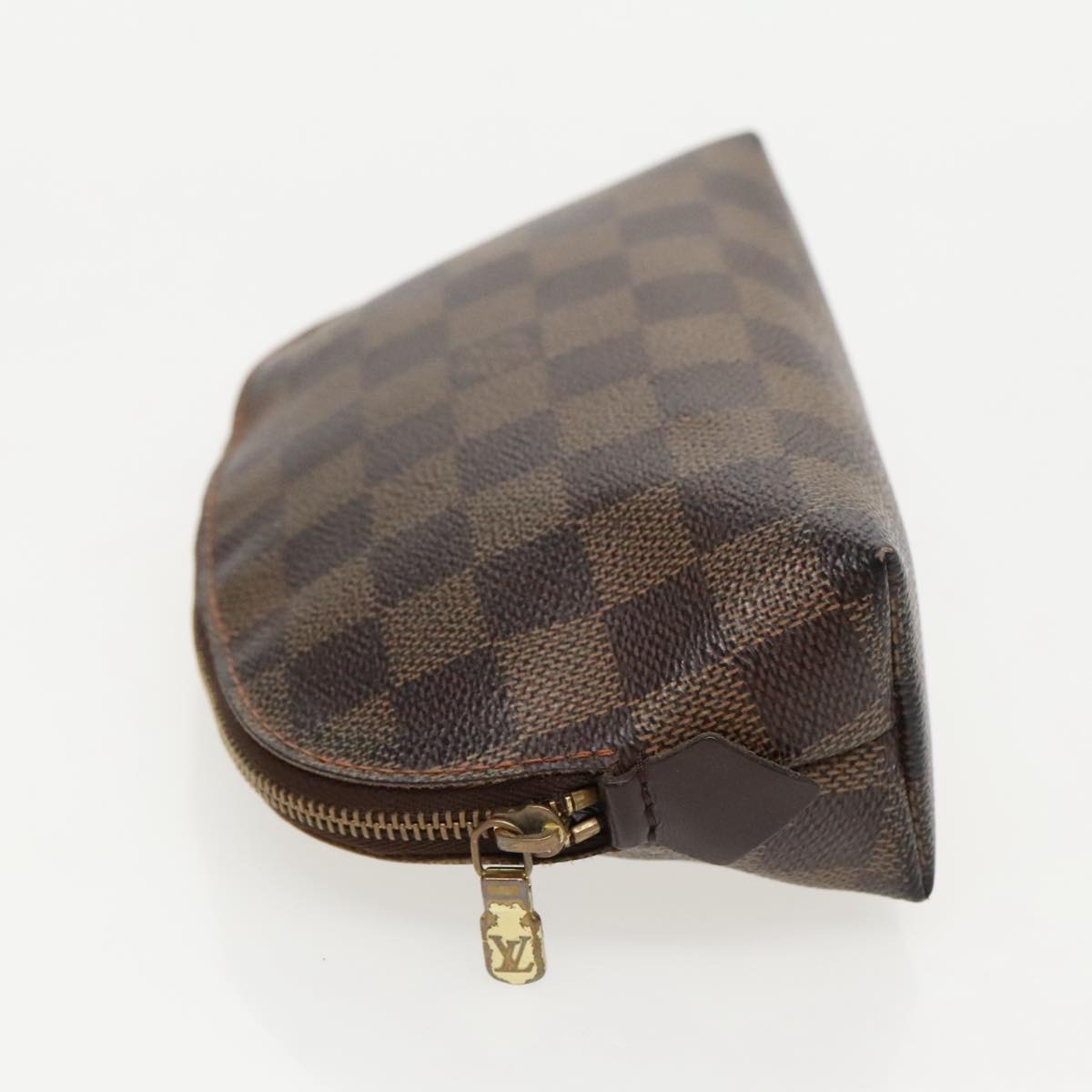LOUIS VUITTON Damier Ebene Pochette Cosmetic PM Pouch N47516 LV 97080
