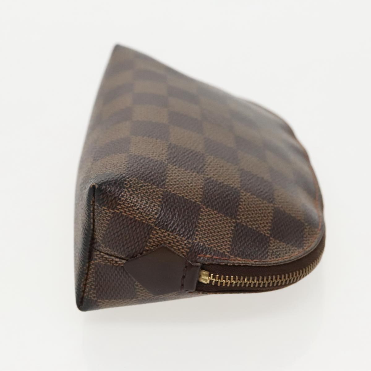 LOUIS VUITTON Damier Ebene Pochette Cosmetic PM Pouch N47516 LV 97080
