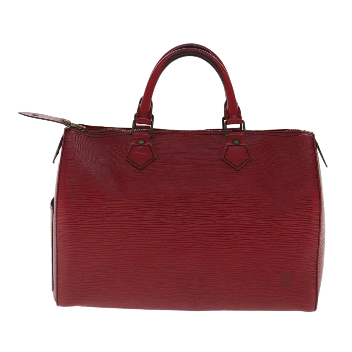 LOUIS VUITTON Epi Speedy 30 Hand Bag Castilian Red M43007 LV 97089