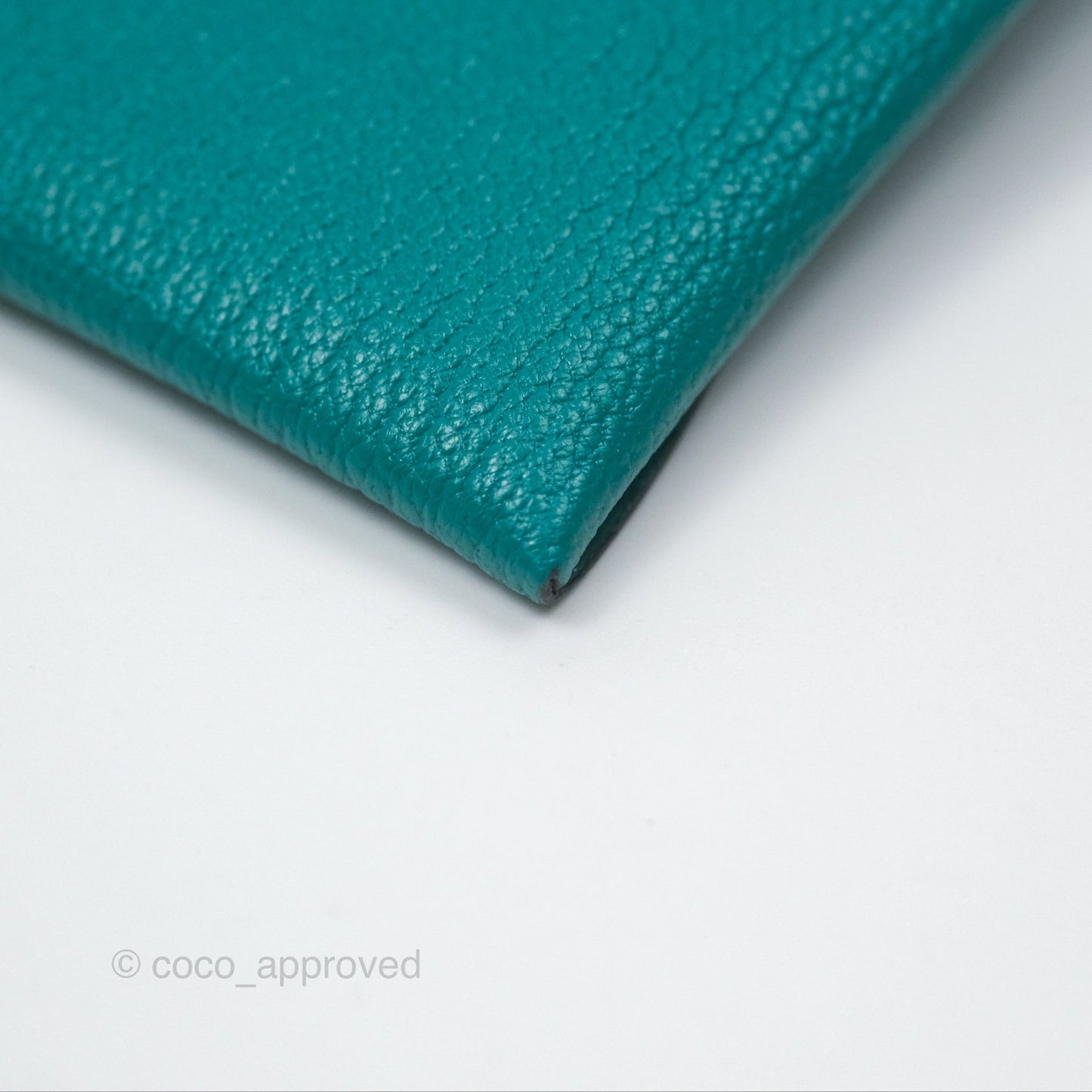 Hermès Bastia Coin Purse Green Chevre Mysore