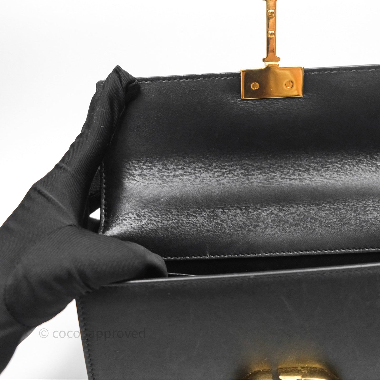 Christian Dior 30 Montaigne East-West Chain Bag Black