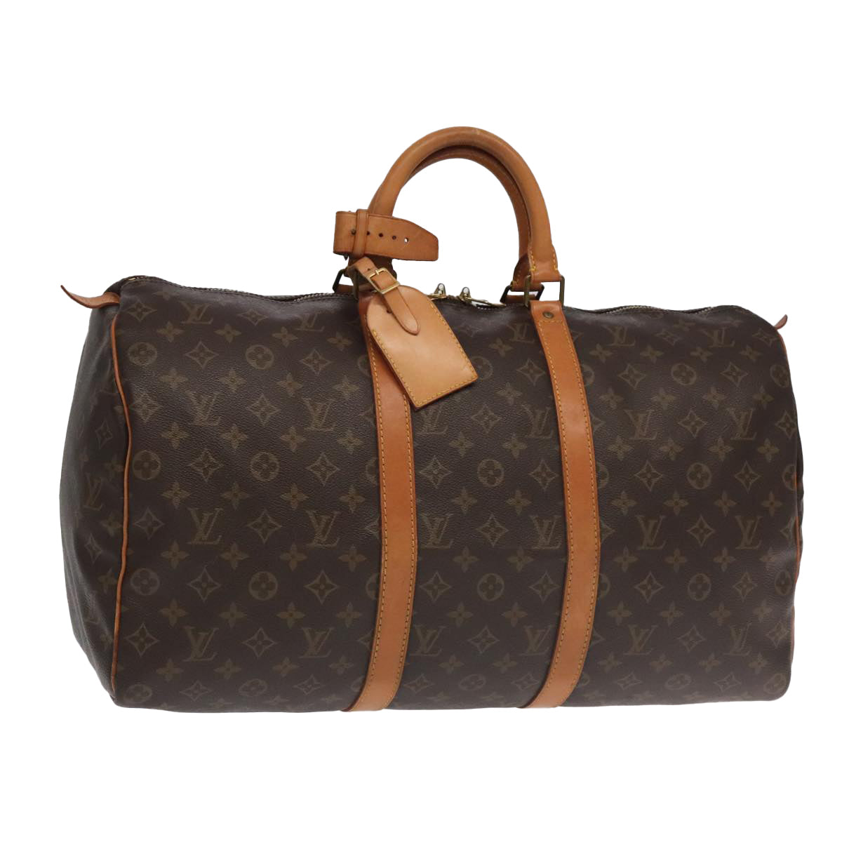 LOUIS VUITTON Monogram Keepall 50 Boston Bag M41426 LV 97103