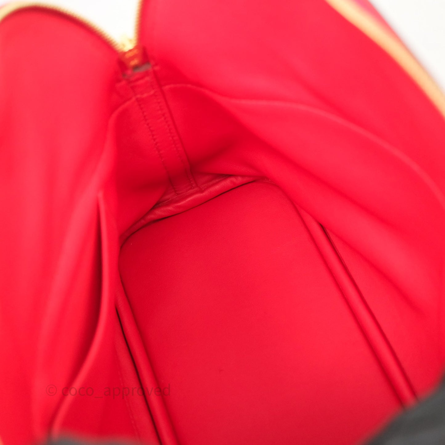 Hermès Bolide 31 Rouge Clemence Gold Hardware