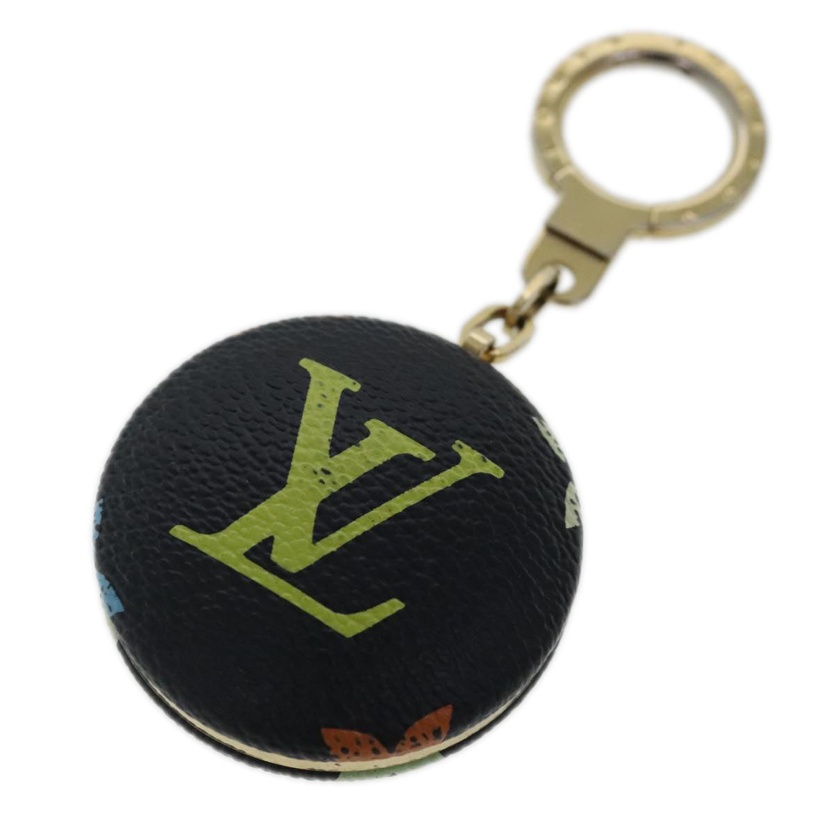 LOUIS VUITTON Multicolor Canvas Astropill Key Holder Black M51912 97113