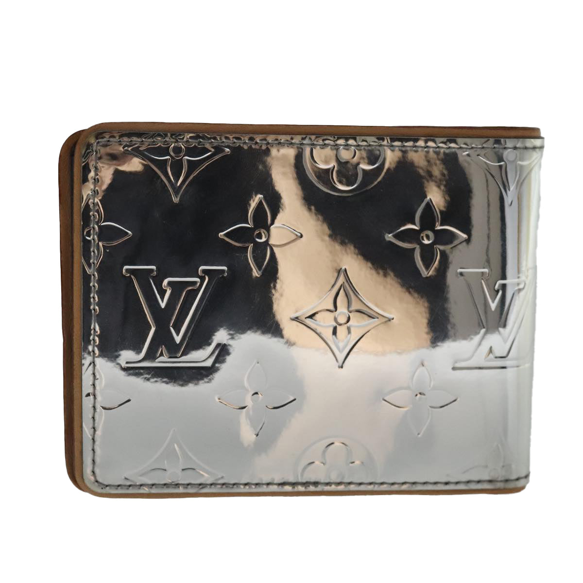LOUIS VUITTON Mirror Portefeuille Slender Wallet Silver M80806 LV 97115