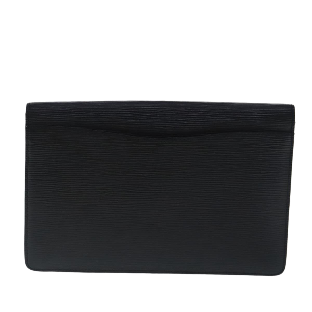 LOUIS VUITTON Epi Montaigne 27 Clutch Bag Black M52652 LV 97122