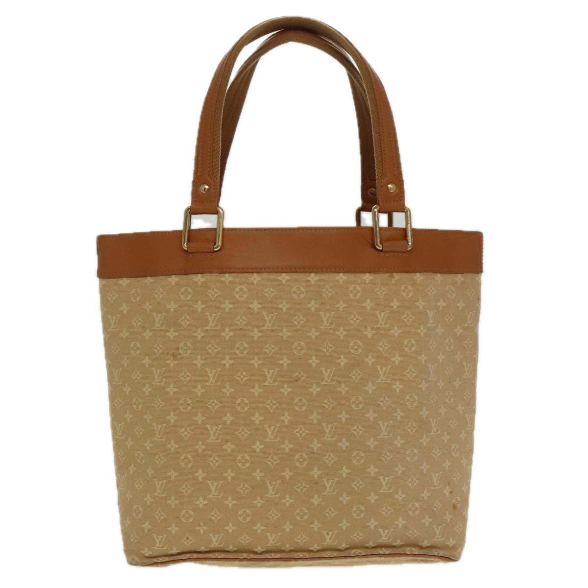 LOUIS VUITTON Monogram Mini Lucille GM Tote Bag Beige M92683 LV 97127
