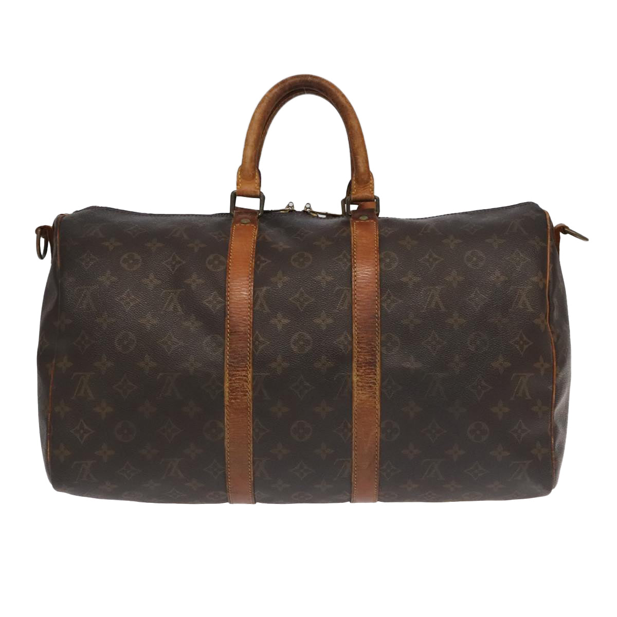 LOUIS VUITTON Monogram Keepall Bandouliere 45 Boston Bag M41418 LV 97128