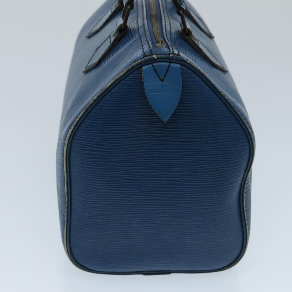 LOUIS VUITTON Epi Speedy 25 Hand Bag Toledo Blue M43015 LV 97155