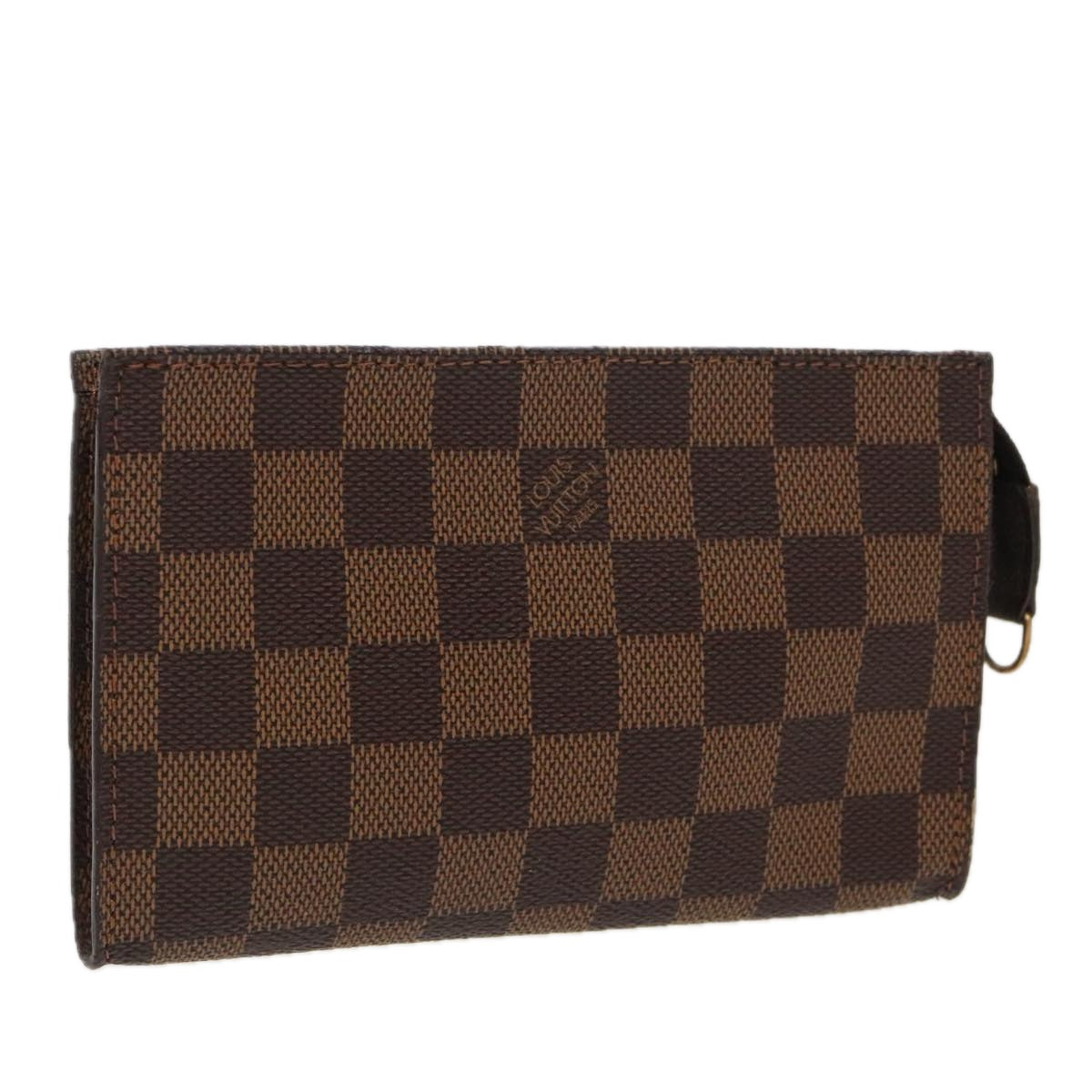 LOUIS VUITTON Damier Ebene Marais Pouch LV 97183