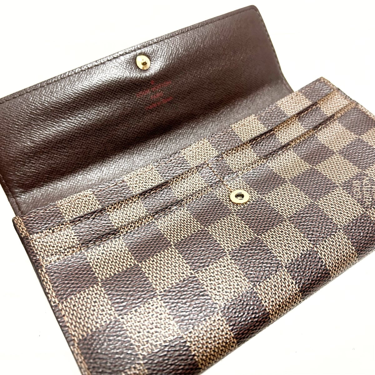 Louis Vuitton Portefeuille Sarah  Canvas Wallet  ()