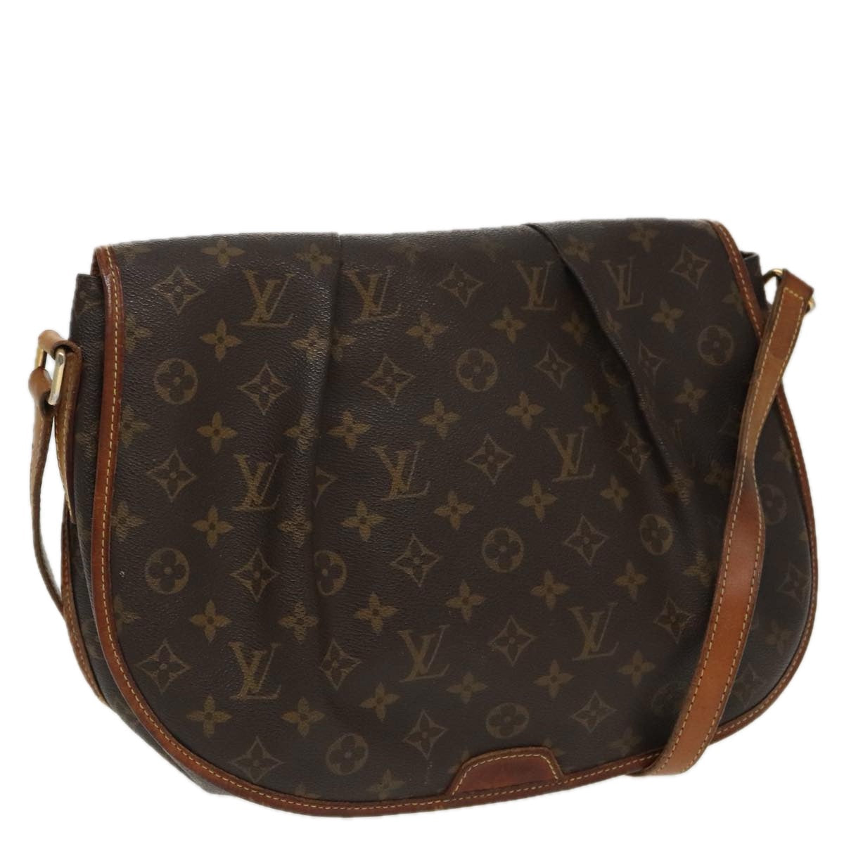 LOUIS VUITTON Monogram Menilmontant MM Shoulder Bag M40473 LV 97200