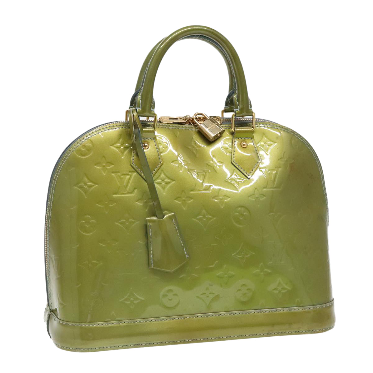 LOUIS VUITTON Monogram Vernis Alma PM Hand Bag Jivre M915593 LV 97201