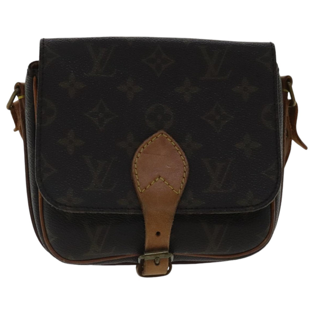 LOUIS VUITTON Monogram Cartouchiere PM Shoulder Bag M51254 LV 97228