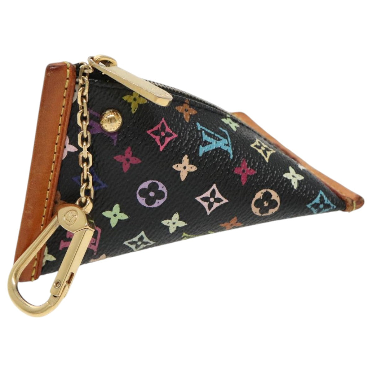 LOUIS VUITTON Monogram Multicolor Berlingo Coin Purse Black M58029 97242