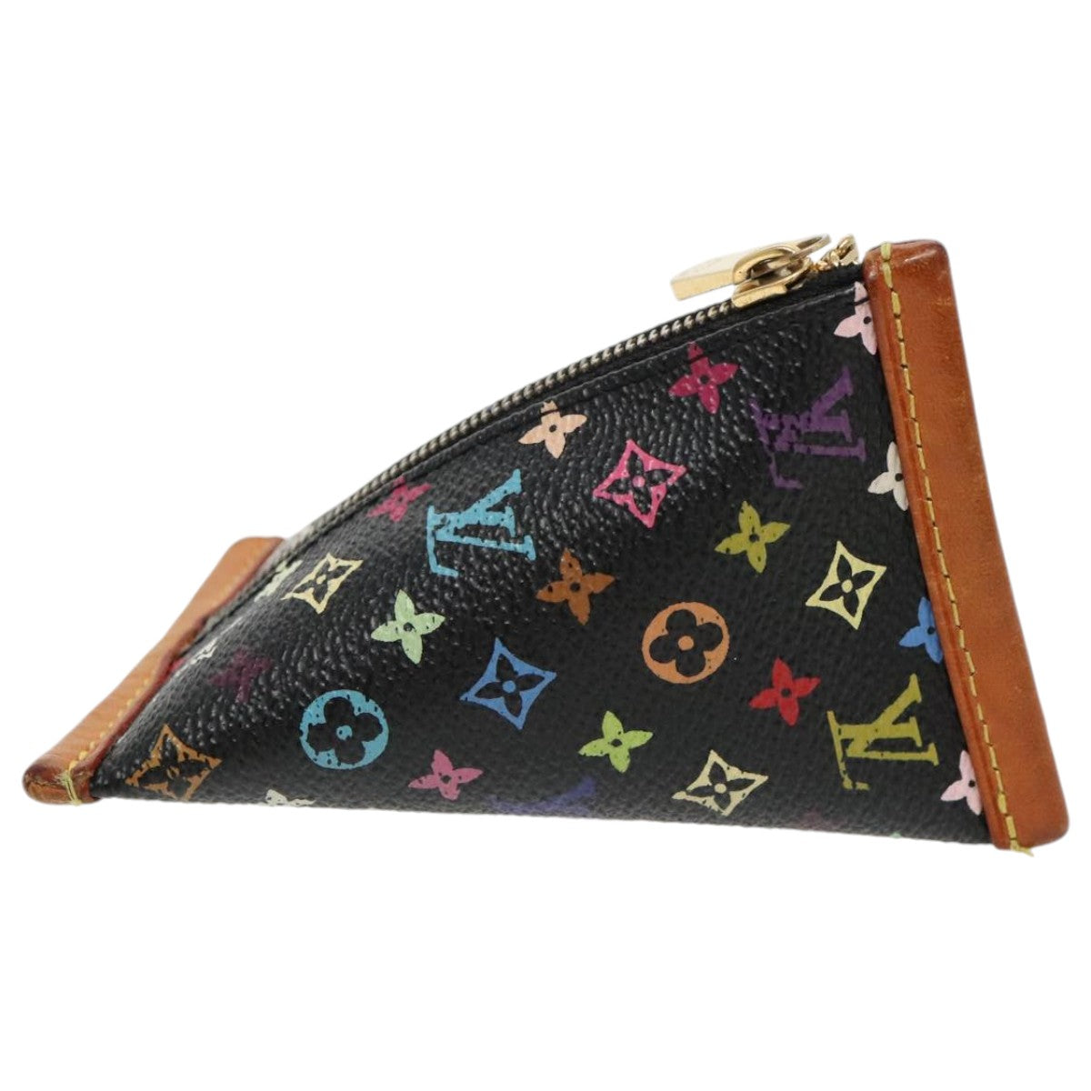 LOUIS VUITTON Monogram Multicolor Berlingo Coin Purse Black M58029 97242