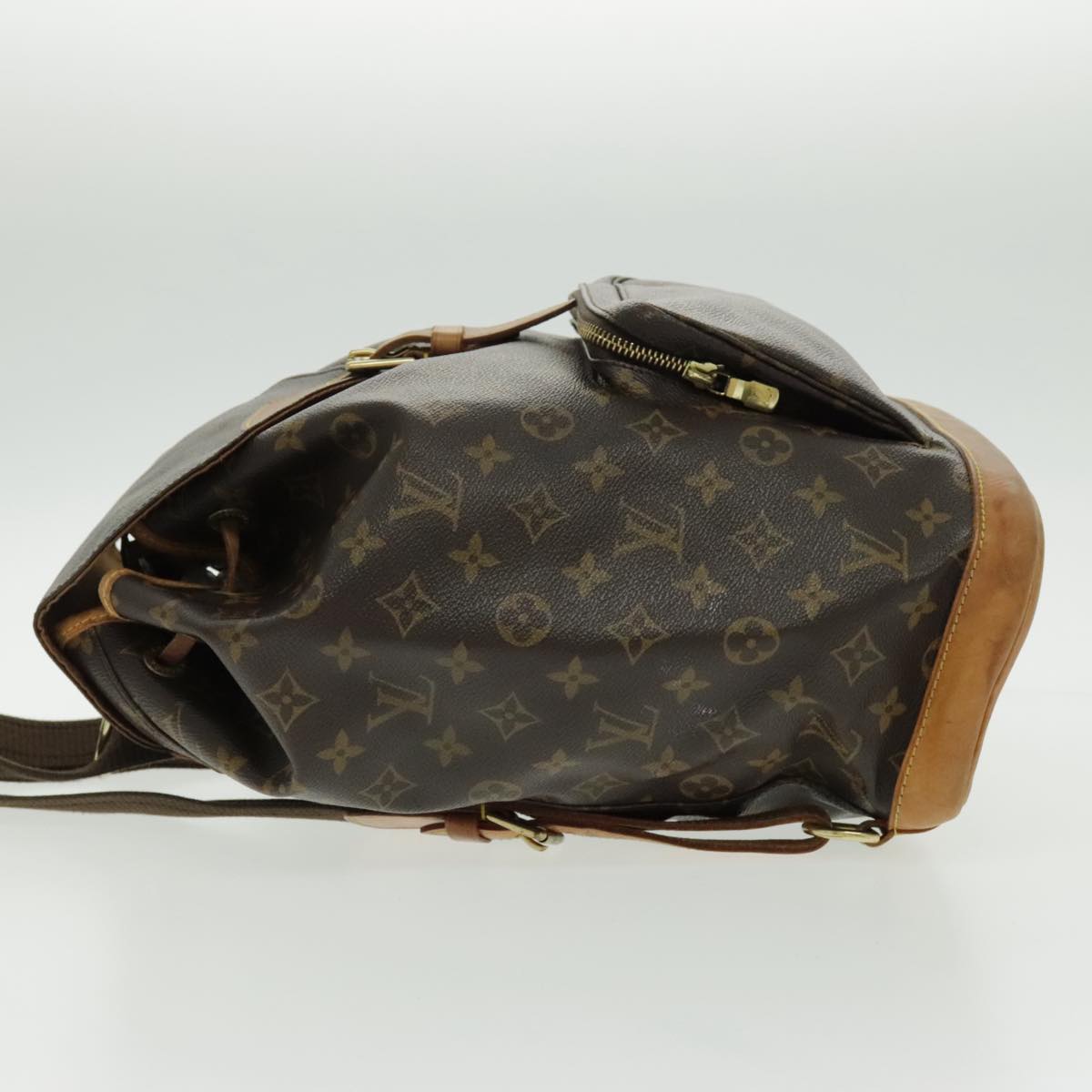 LOUIS VUITTON Monogram Montsouris GM Backpack M51135 LV 97253