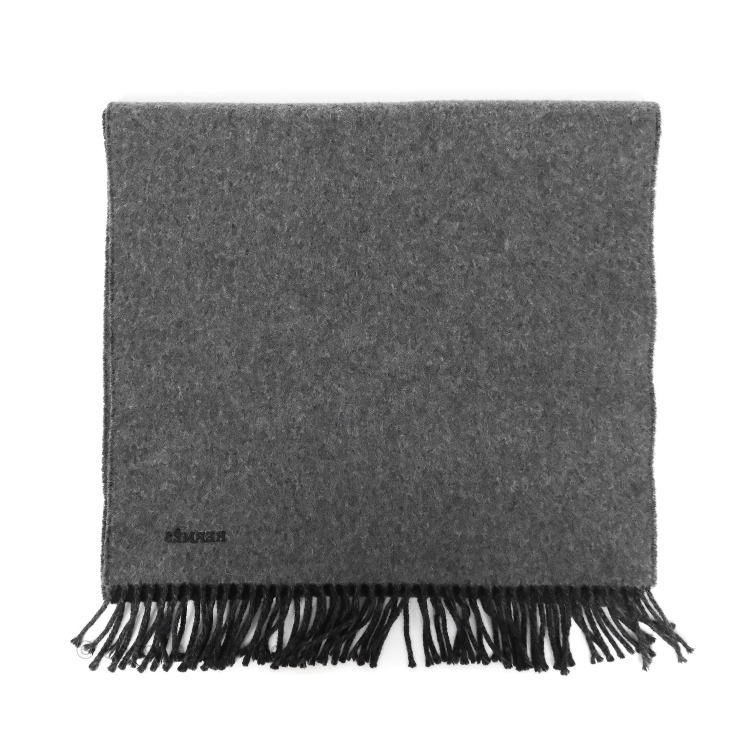 Hermès Recto-Verso Scarf Muffler Black Noir 89 / Flanelle