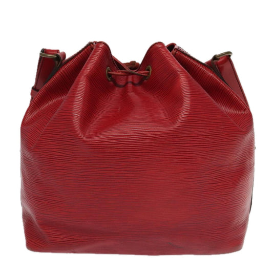 LOUIS VUITTON Epi Petit Noe Shoulder Bag Red M44107 LV 97281