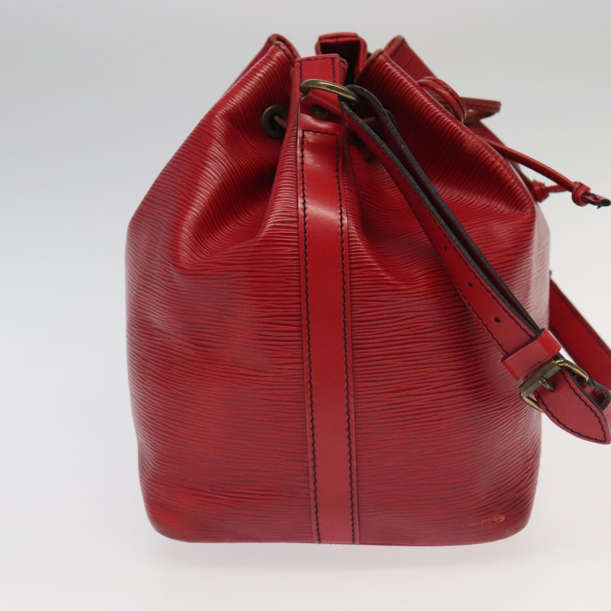 LOUIS VUITTON Epi Petit Noe Shoulder Bag Red M44107 LV 97281