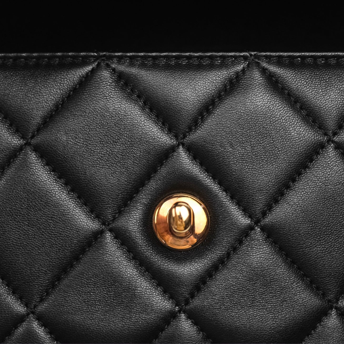 Chanel Trendy CC Small Black Lambskin Rose Gold Hardware