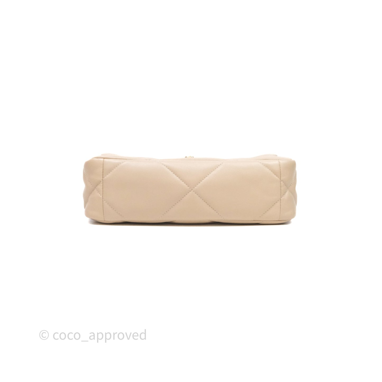 Chanel 19 Small Beige Lambskin Mixed Hardware