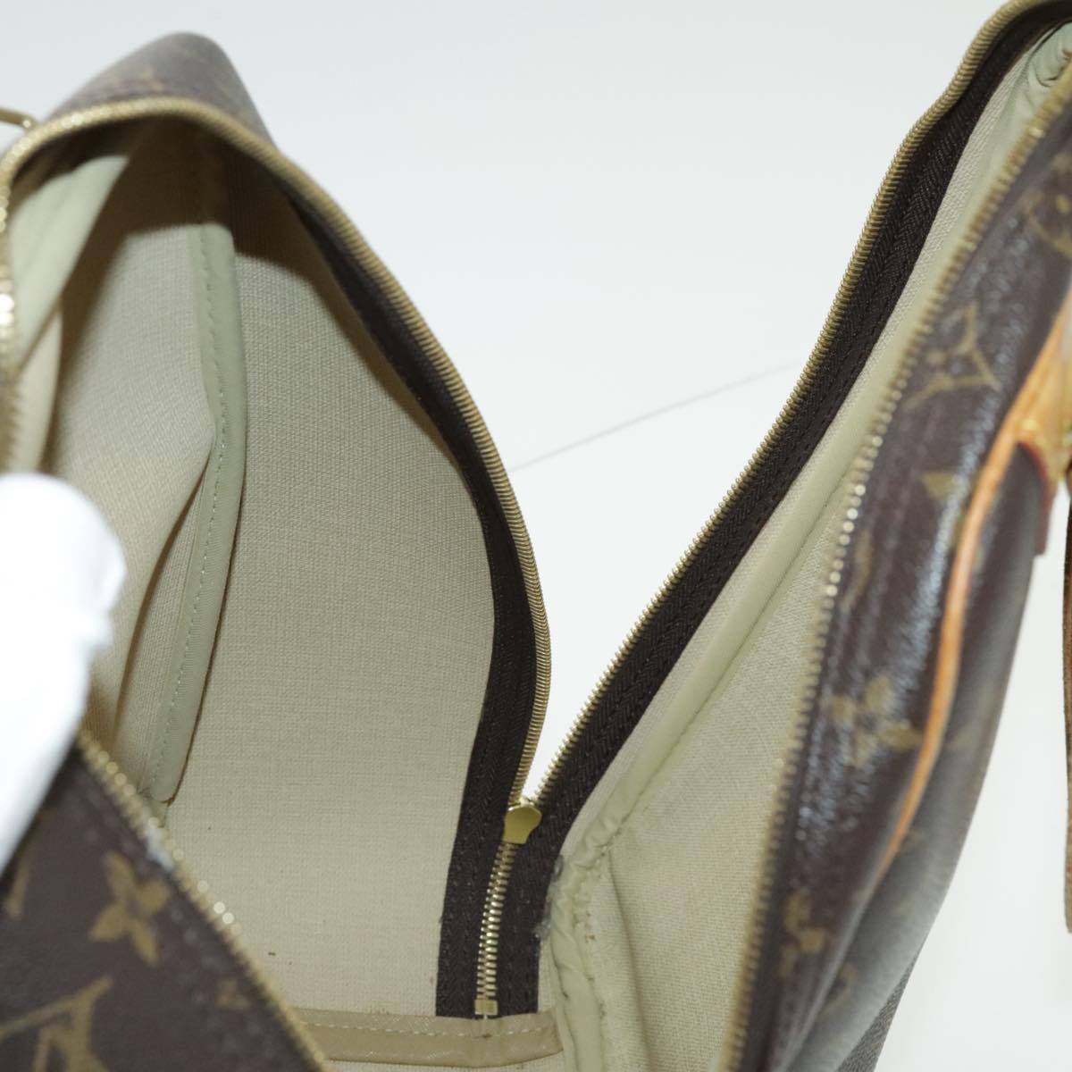 LOUIS VUITTON Monogram Excursion Hand Bag M41450 LV 97300