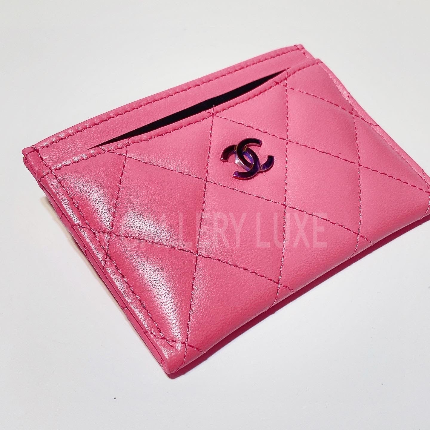 No.3100-Chanel Lambskin Timeless Classic Card Holder