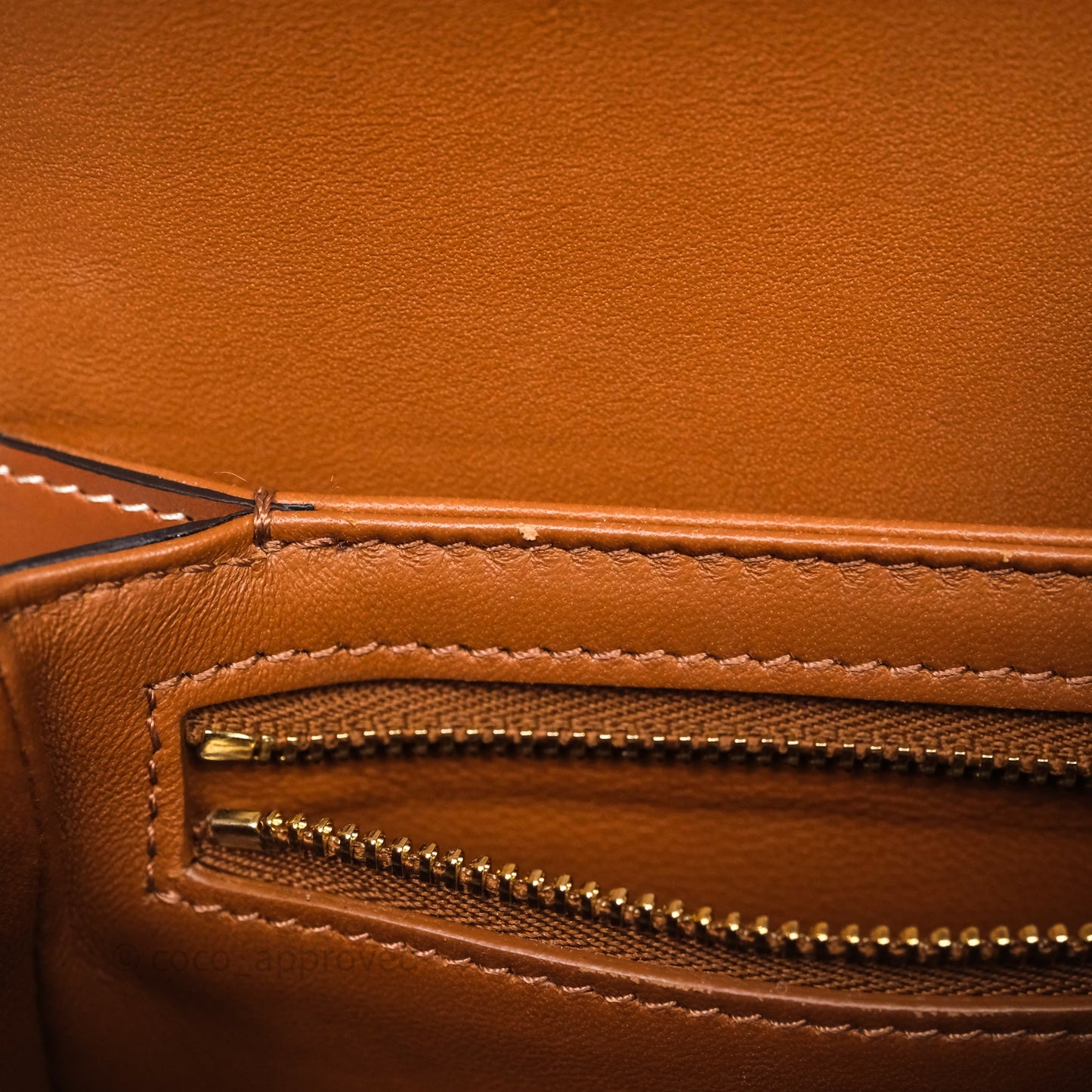 Celine Teen Triomphe Bag Triomphe Canvas Tan Calfskin