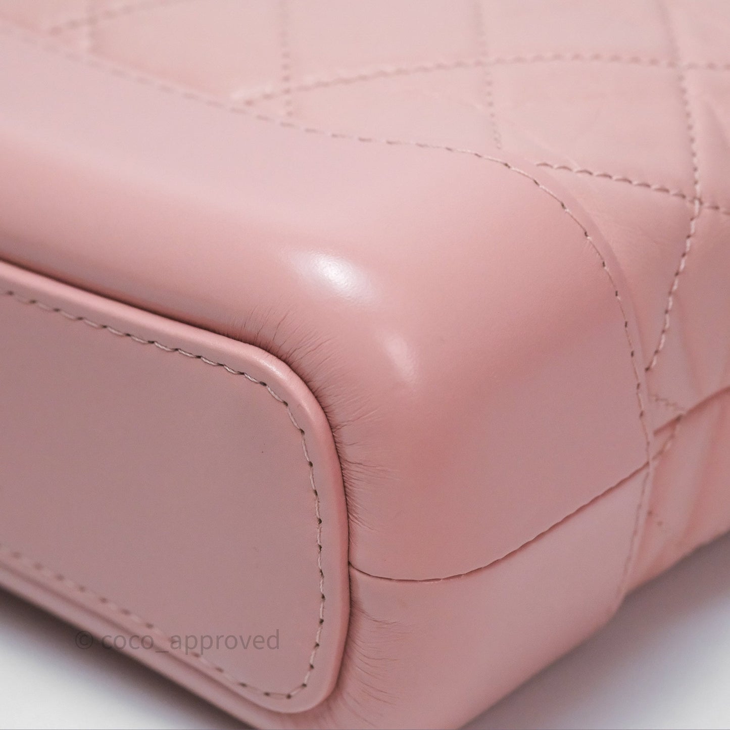 Chanel Small Gabrielle Hobo Quilted Pink Aged Calfskin