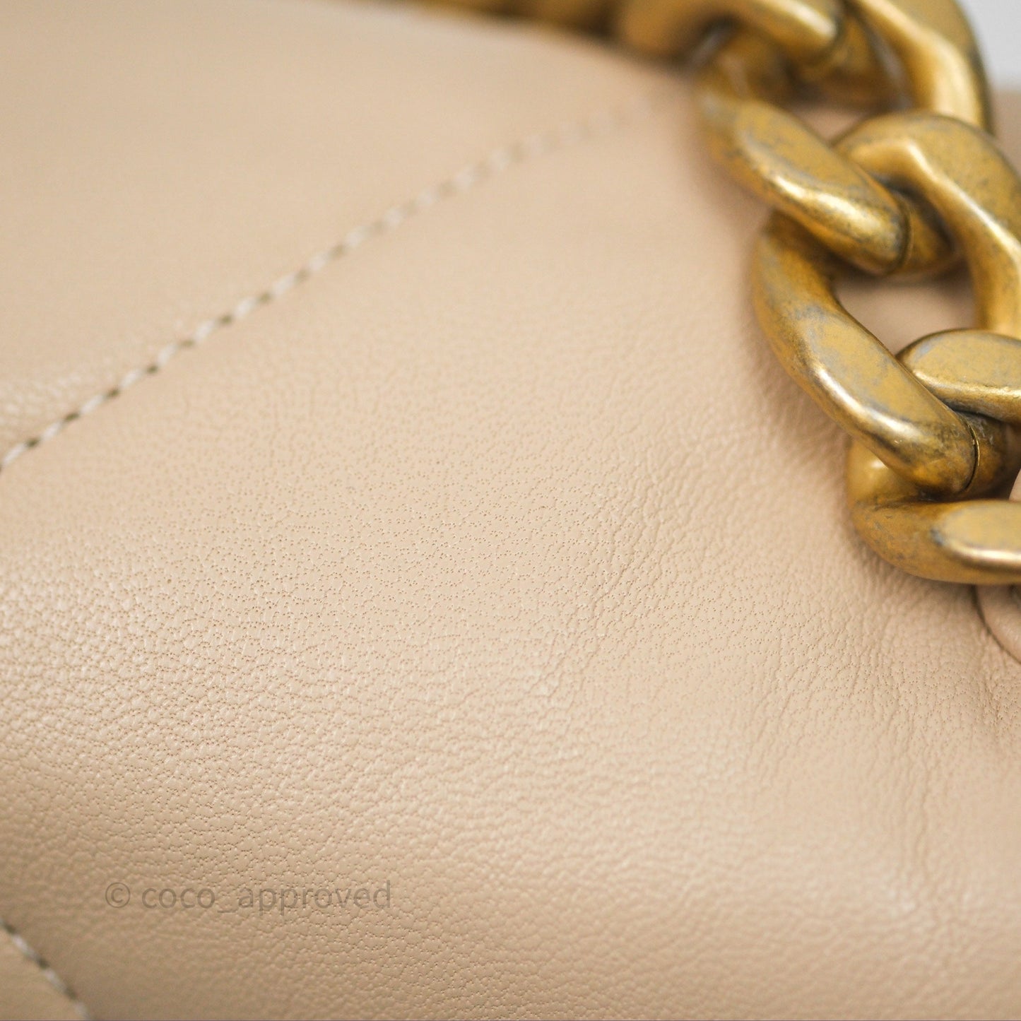 Chanel 19 Small Beige Mixed Hardware